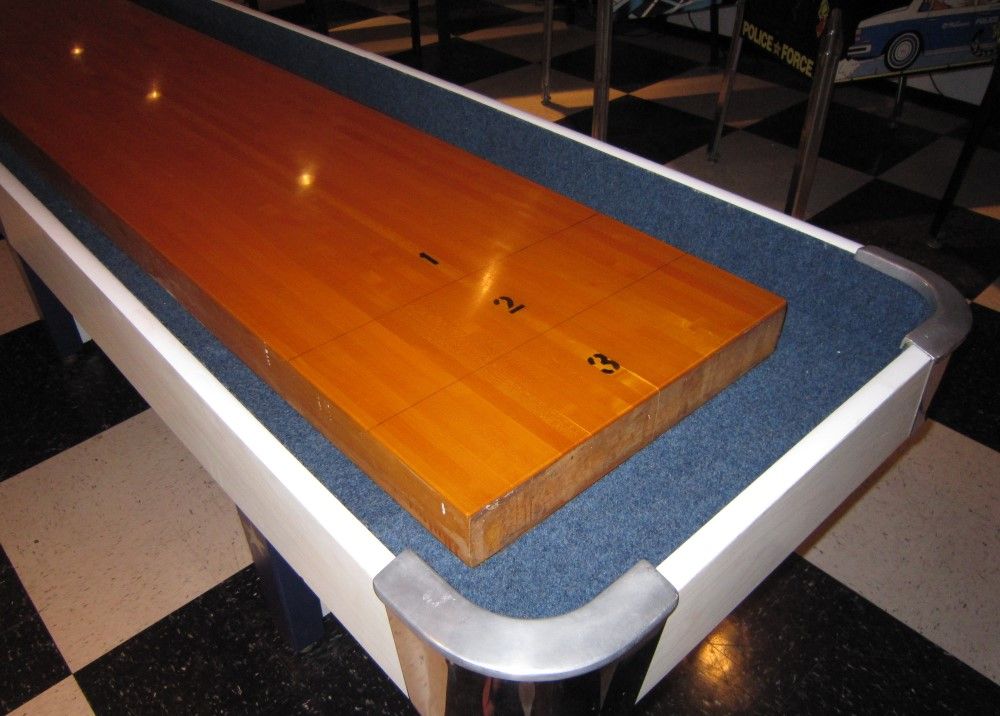 22 Foot Champion Tournament Shuffleboard in Dallas Cowboys Colors Will 