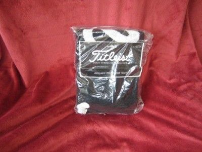 New Titleist 20 x 40 Jacquard Woven Golf Towel Full Loop Terry 100 