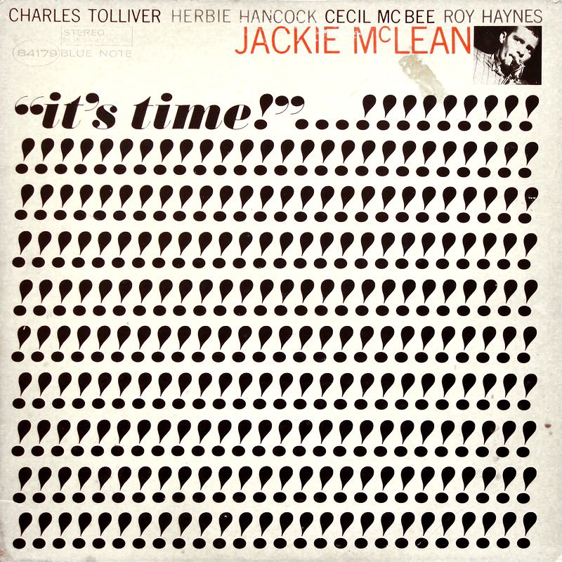 Jackie McLean Its Time LP Blue Note BST 84179 Orig US 1964 Jazz NY 