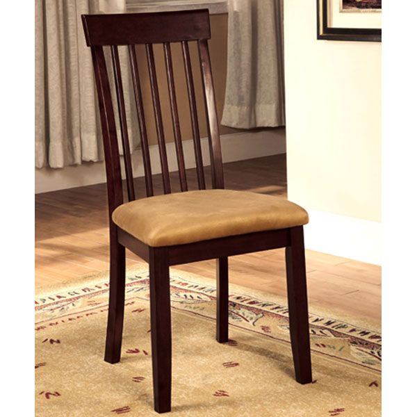 alexandria dark cherry dining chairs set of 2