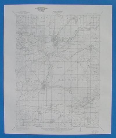 Three Rivers Centreville Michigan 1914 Topo Map