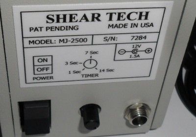 shear tech mj 2500 automatic check bill bank jogger