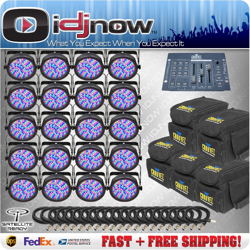 Chauvet Lighting Slimpar 56 LED Obey 3 CHS SP4 DMX Slimpack Light 