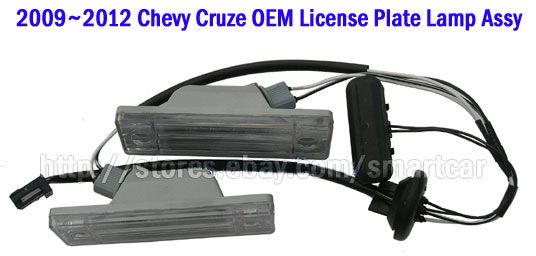 2009 2010 2011 2012 Chevy Cruze Holden Cruze License Plate Lamp Assy 