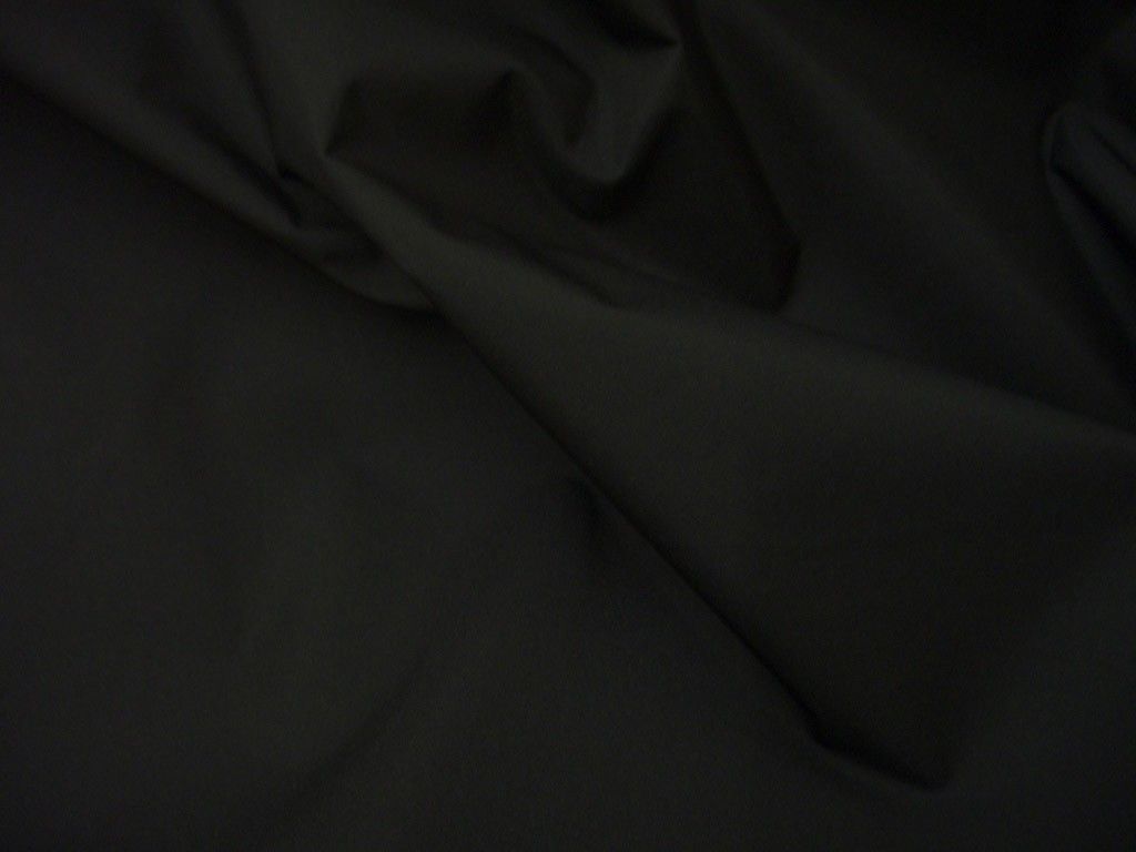 1M Black Waterproof Breathable Microfibre Coated Fabric