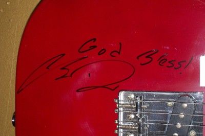 Chris Daughtry Autographed Electric Guitar Signed Body COA American 