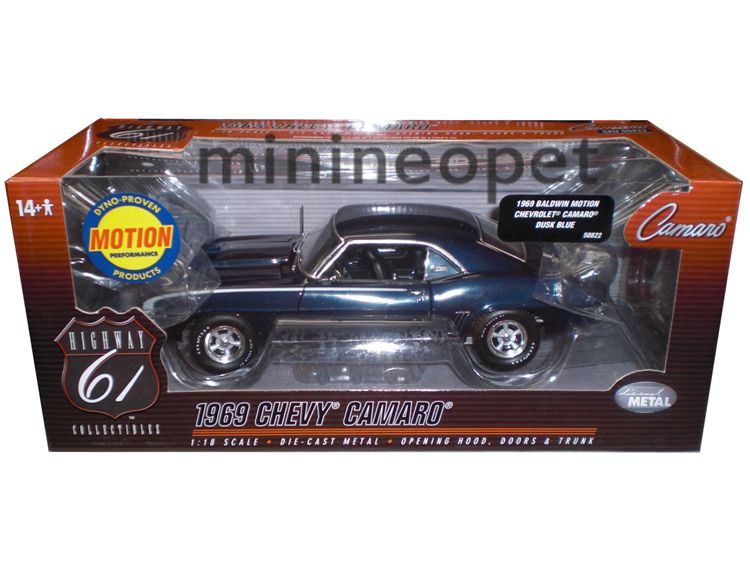 description model baldwin motion 1969 chevrolet camaro ss 1 18 50822 