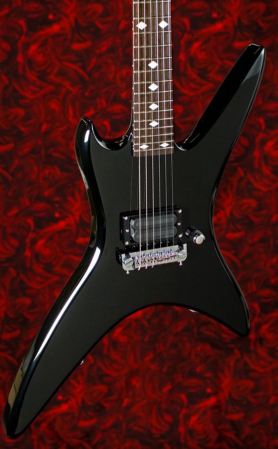 New Rich Chuck Schuldiner Stealth Tribute Guitar Onyx