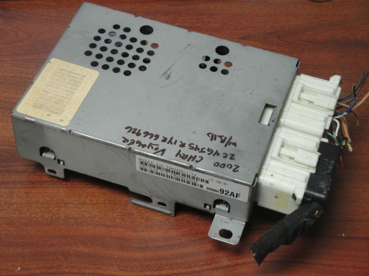 2000 Chrysler Grand Voyager Bcm Body Control Module 4686492Af On Popscreen