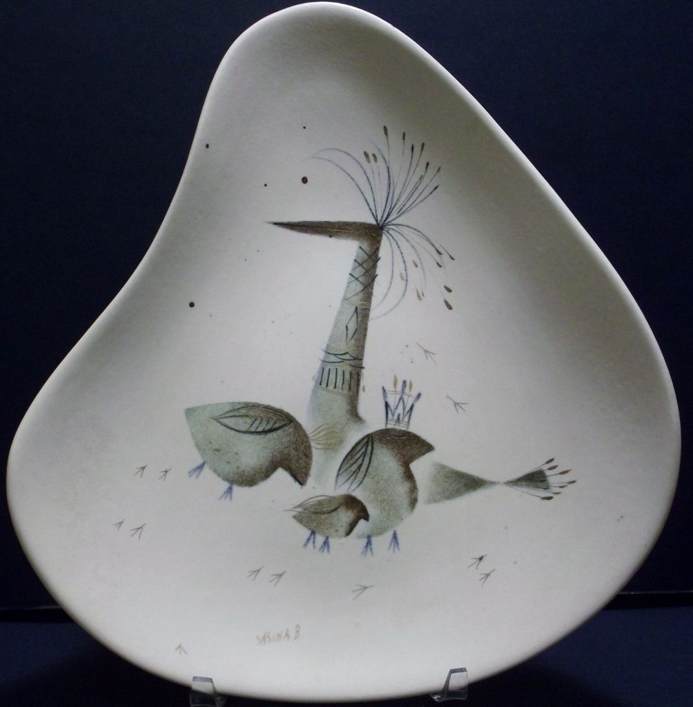 Sascha Brastoff Chi Chi Birds Dish Adorable