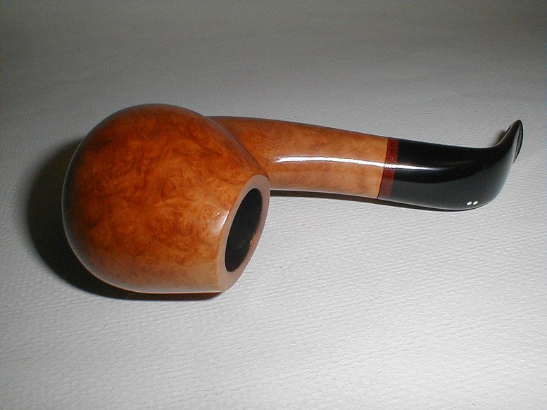 Clarence Mickles Rusticated Bent Chubby Apple Pipe * COOPERSARK NO