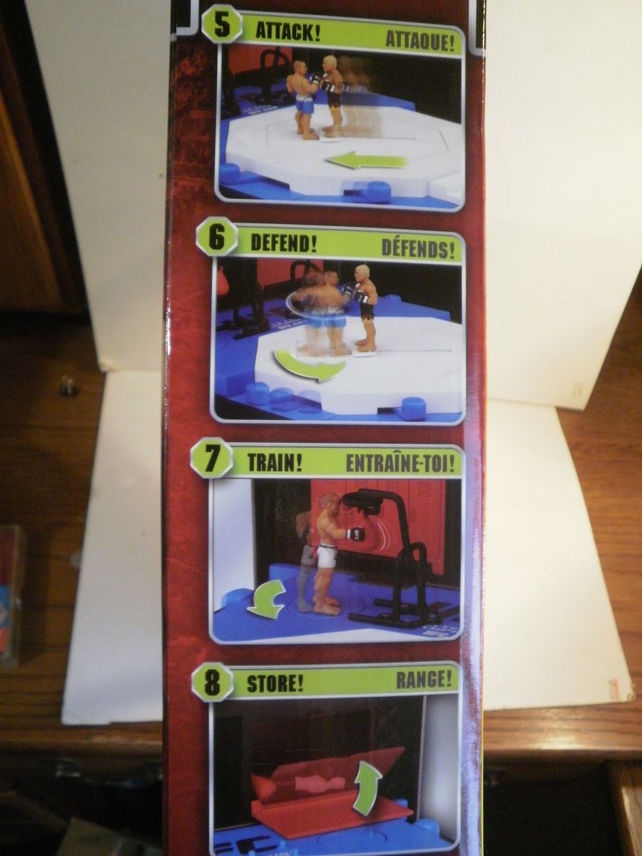  Fighters Playset Arena Chuck Liddell Silva BJ Penn Frank MIR