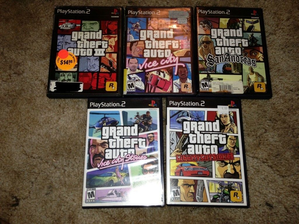  Auto 3 Vice City San Andreas Liberty City Vice City Stories PS2