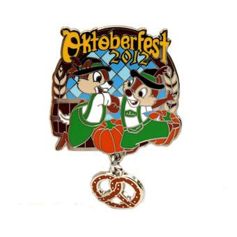 Disney 2012 Oktoberfest Chip and Dale Pin