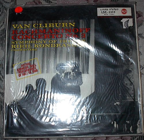 Van Cliburn Rachmaninoff Concerto No 3 Original 1959 RCA German Stereo