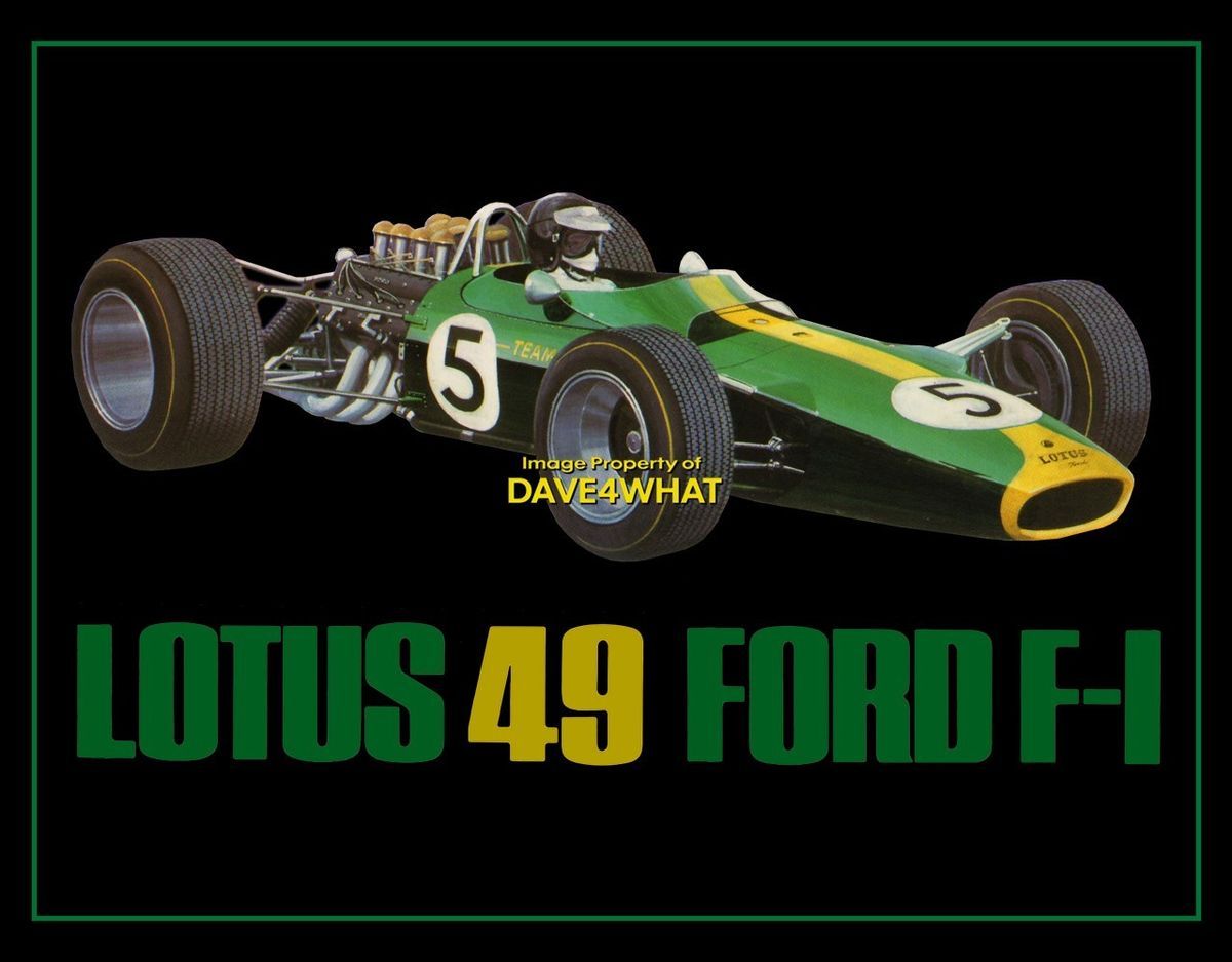 Vintage Tamiya 1 12 LOTUS 49 FORD F1 Clark Hill Car Kit 12012 MIB