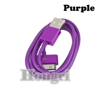 Multy Color USB Charger Cable Data Sync for iPad 2 iPhone 3G 3GS 4 4S
