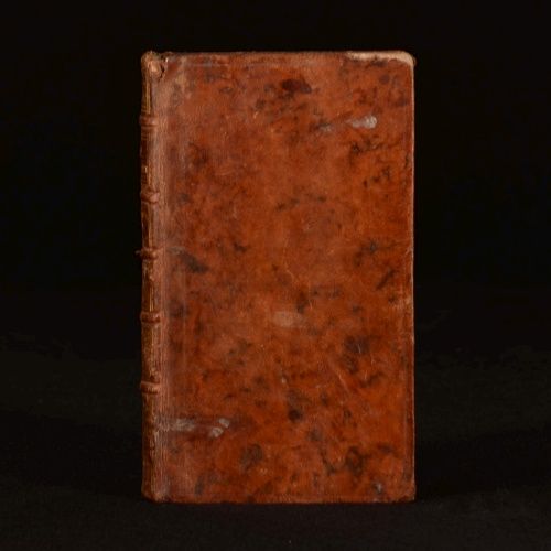 1761 2vol de LEsprit by Claude Adrien Helvetius Philosophy Calf