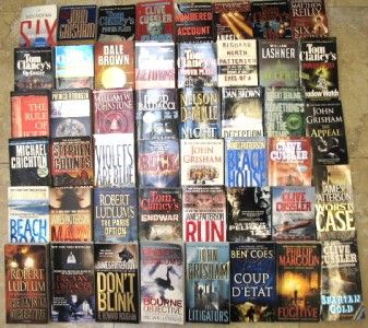  Thriller Huge Lot 100 PB Books Patterson Grisham Clancy Brown