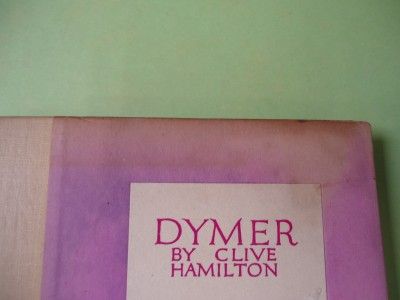 Dymer by Clive Hamilton ~ Book Of Poetry by C.S. Lewis Under Pseudonym