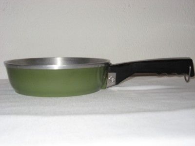 Vintage Club Retro Olive Green Set of Cookware 2 Qt 3 Qt 6 1 2 Skillet