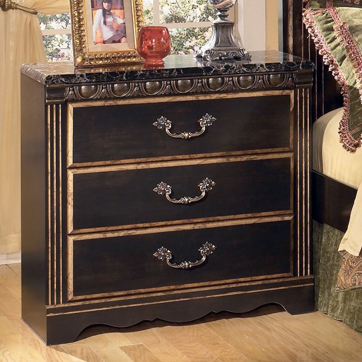 Ashley Coal Creek 3DRAWER Brown Night Stand Furnitur E 