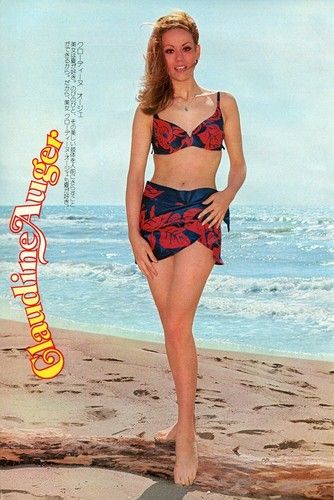 CLAUDINE AUGER DANIELLE GAUBERT ROSEMARIE DEXTER 1973 JPN PINUP 8x11 5