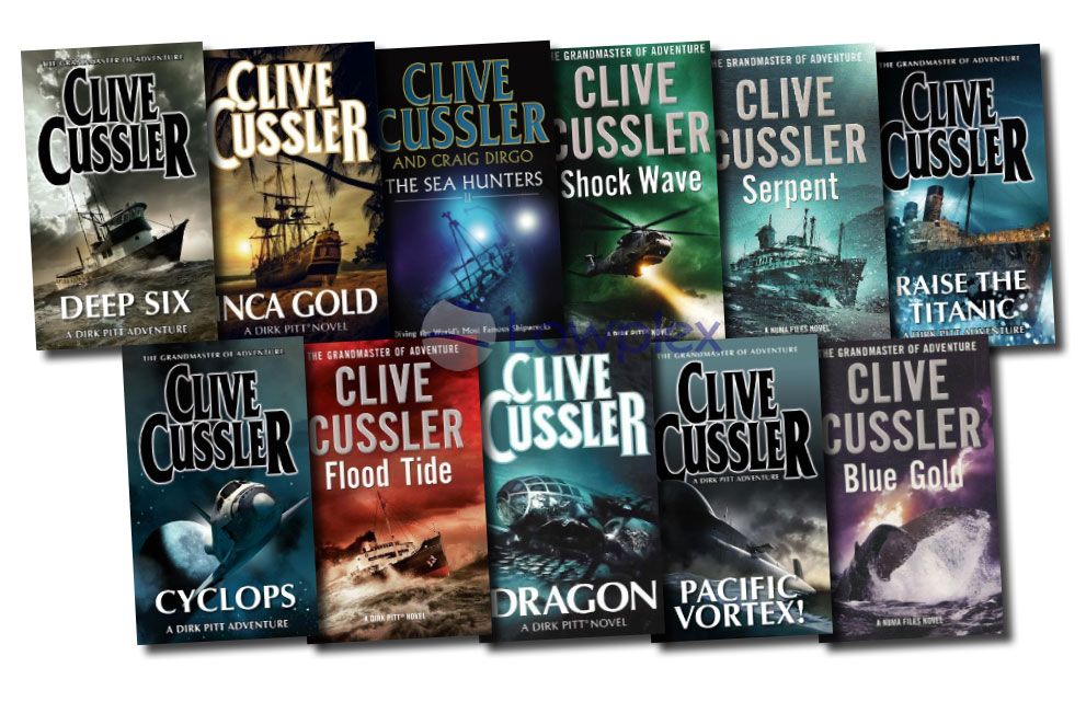  television sanitary ware clive cussler collection 11books set new