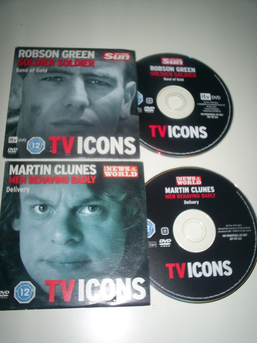  DVD SET UK MEN BEHAVING BADLY SOLDIER SOLDIER ROBSON GREEN CLUNES R2