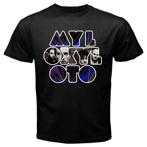 Coldplay Mylo Xyloto T shirt Coldplay Album Music Concer 2012 Black