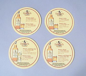 100 New Dewars Dewars Coasters 4 Scotsman Poses Nice