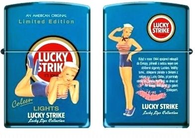 Zippo Lucky Strike Pin Up Limited Edition of 55 Coleen