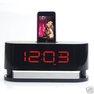 Coby CSMP162 Dual Alarm Clock Radio for iPod New