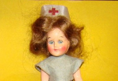 vintage album of americana doll clara barton vgc