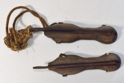 very early 1800 s vintage ice skates