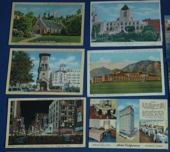 Lot of 17 Vintage Postcards US Northwest Most Linen