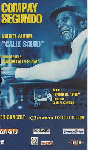 COMPAY SEGUNDO Mini POSTER Ad RARE french 1