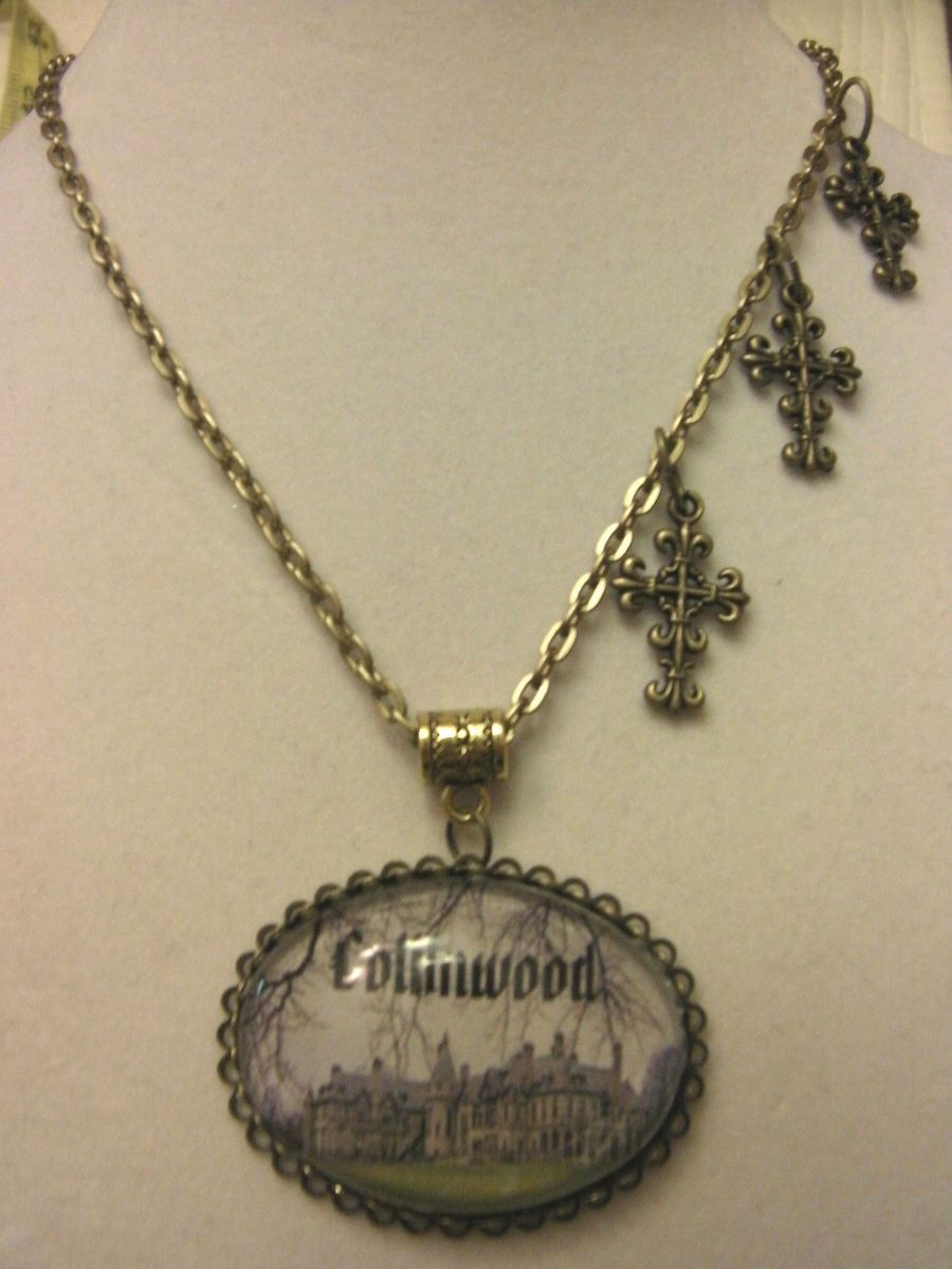 DaRK SHaDoWS GoTHiC CoLLiNWooD MaNSIoN NeCKLaCE PeNDaNT ViCToRiAN