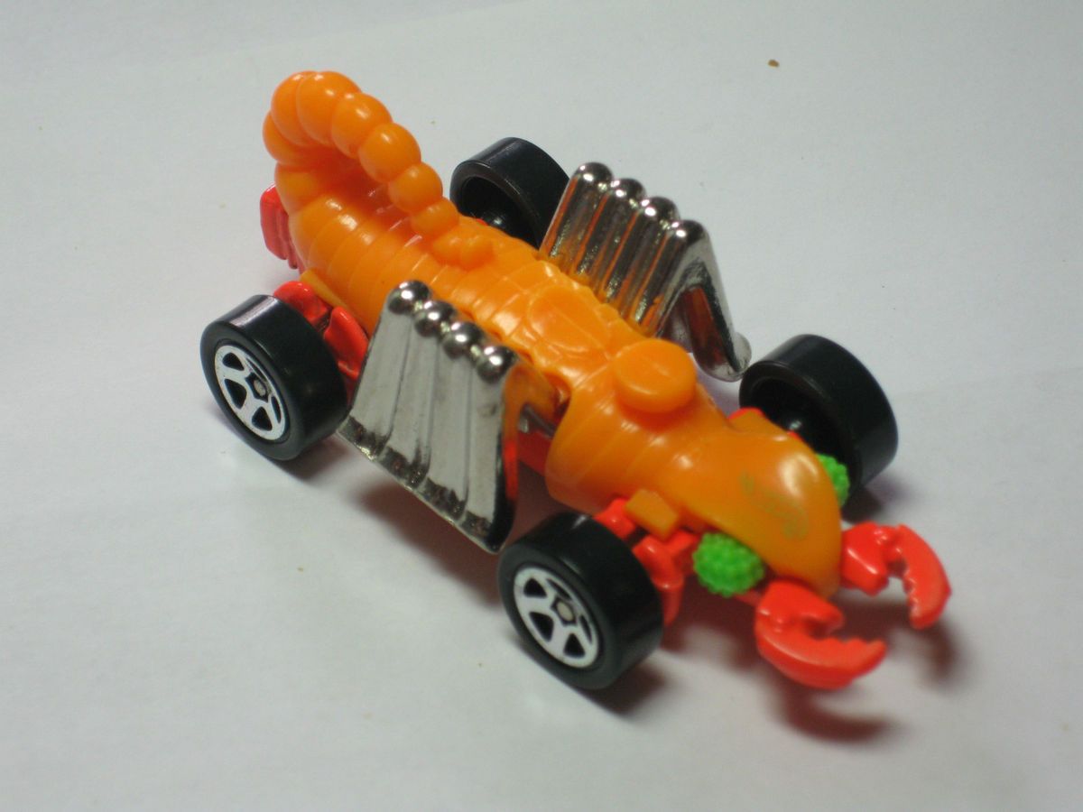  Collectible Orange Colored Diecast Hot Wheels Animal Scorpion? Toy Car