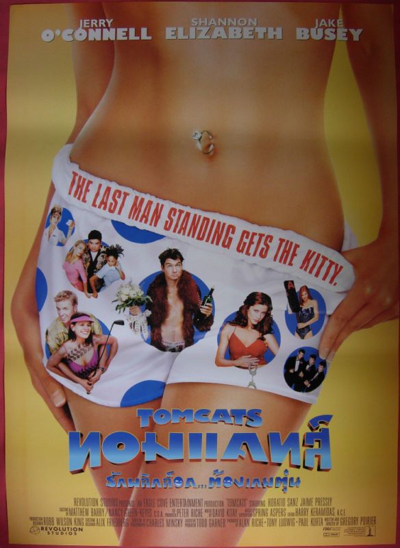  Tomcats Thai Movie Poster 2001 Jerry O'Connell