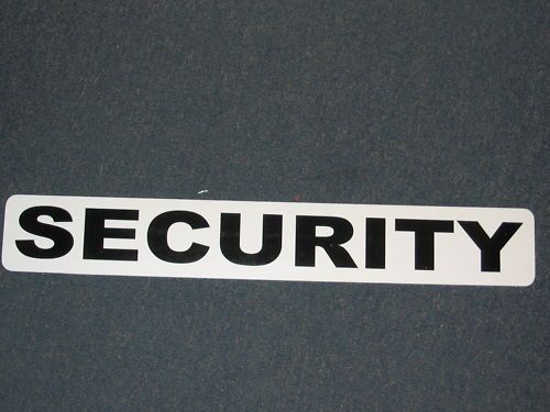 Security Magnetic Signs 3x24 Police Constable Sheriff