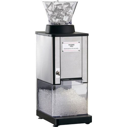 Crushes 50 pounds of ice in one hour / Easy to use / Wide mouth feed