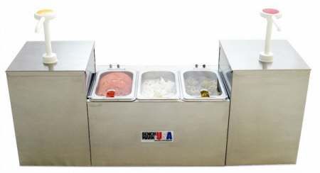 New Commerical Grade Condiment Station for Our Snowcone Machines Money