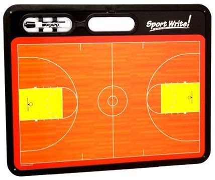 Pro Dry Erase Sport Basketball Coach Coaches Coaching court Clipboard