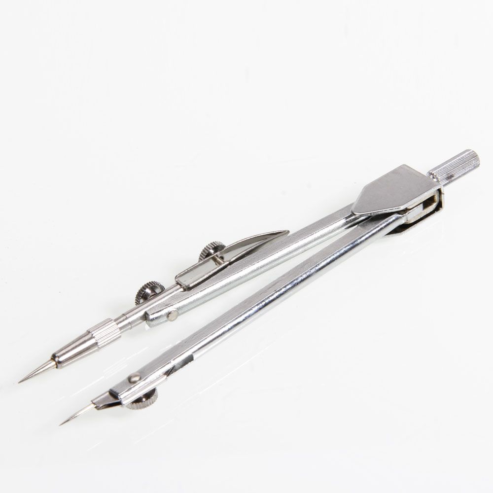 New Deli Mechanical Iron Metal Pencil Math Drawing Bow Compass