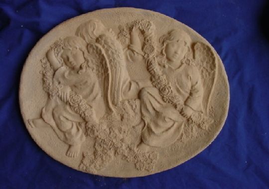 Huge Angel Decorative Concrete Cement Plaster Resin Garden Mold 7162