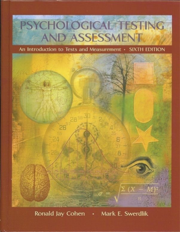  Testing and Assessment by Cohen and Swerdlik Good Condition