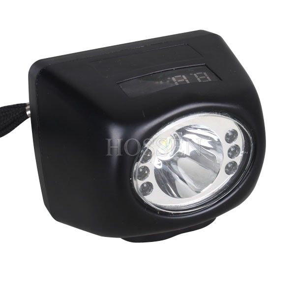 CREE 3W LED Cordless KL4 5LM Miner Safety Cap Lamp Li ion Battery LCD