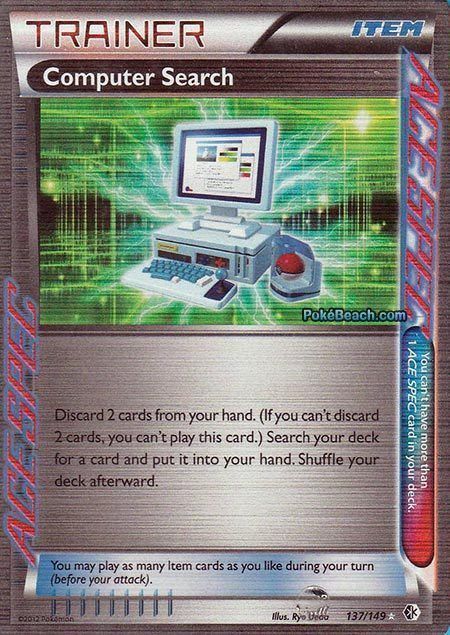 Pokemon Computer Search 137 149 Spec RARE Holo Card