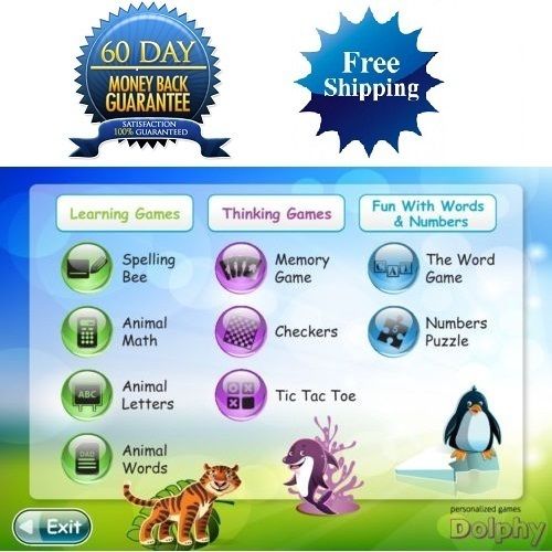 PC Game Reader Math Kids Preschool Computer Software